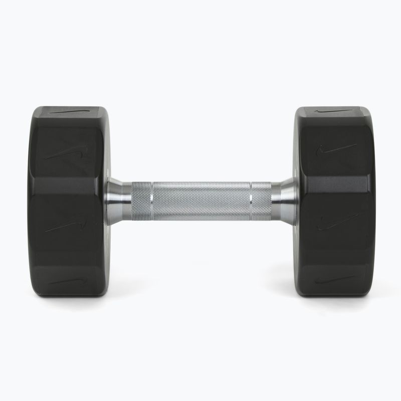 Хромована гантель Nike Strength Pro Urethane Dumbbell 12 kg black/white 3