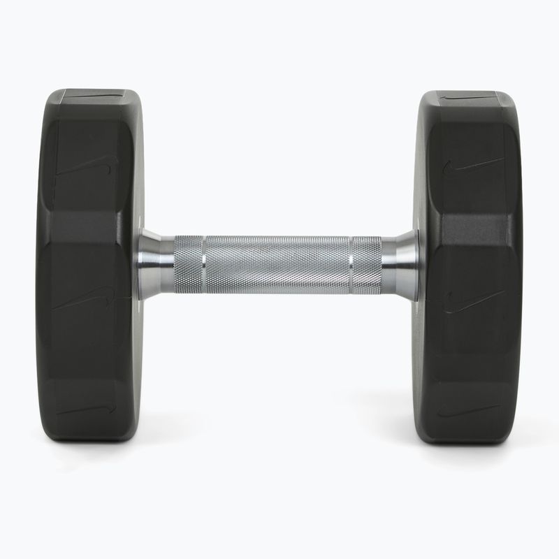 Хромована гантель Nike Strength Pro Urethane Dumbbell 14 kg black/white 3