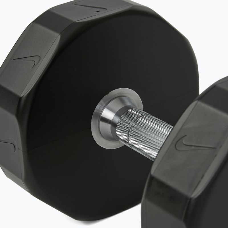 Хромована гантель Nike Strength Pro Urethane Dumbbell 16 kg black/white 4