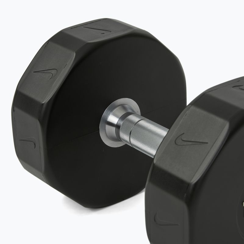 Хромована гантель Nike Strength Pro Urethane Dumbbell 18 kg black/white 4