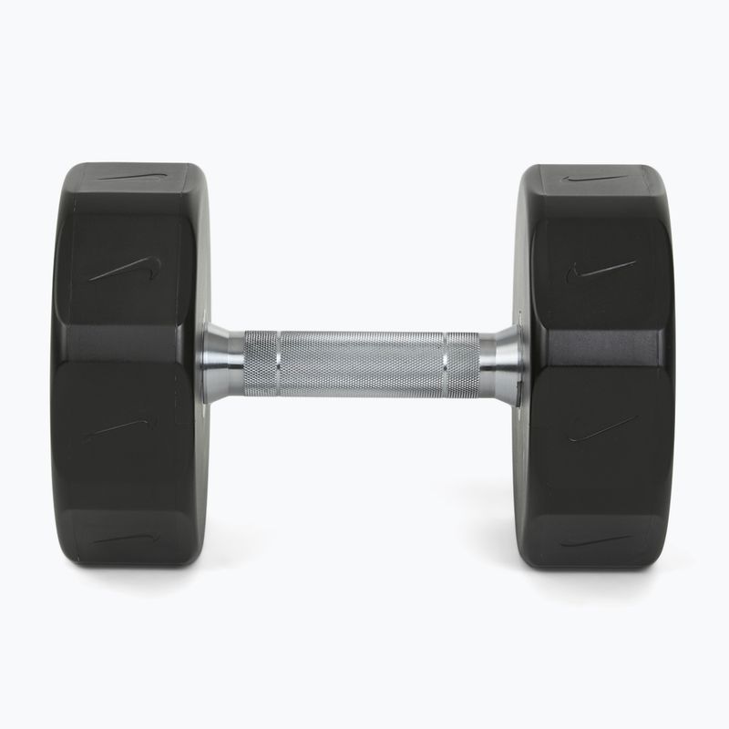 Хромована гантель Nike Strength Pro Urethane Dumbbell 20 kg black/white 3