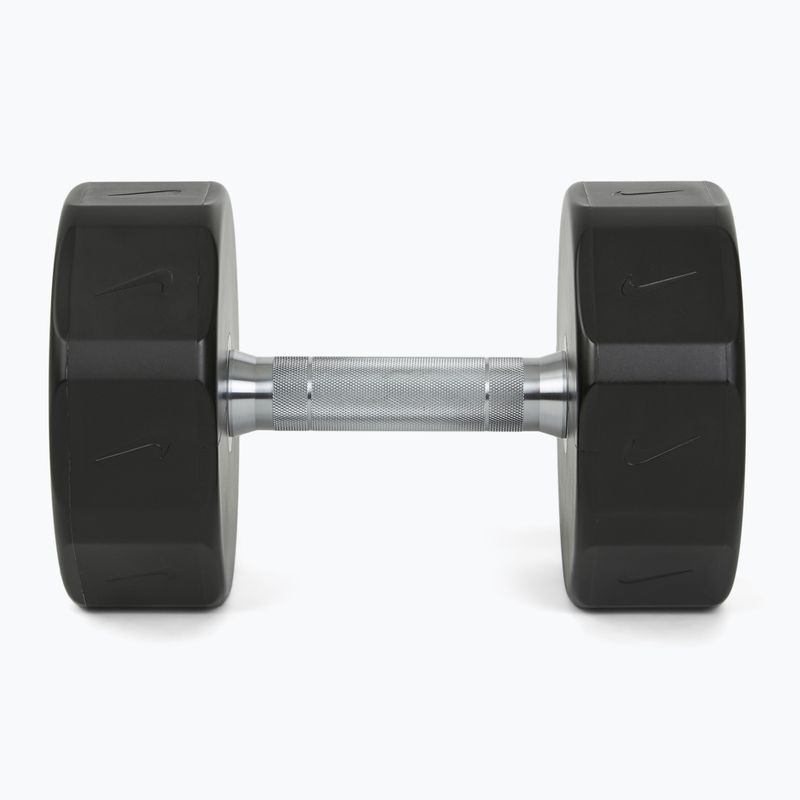Хромована гантель Nike Strength Pro Urethane Dumbbell 22 kg black/white 3