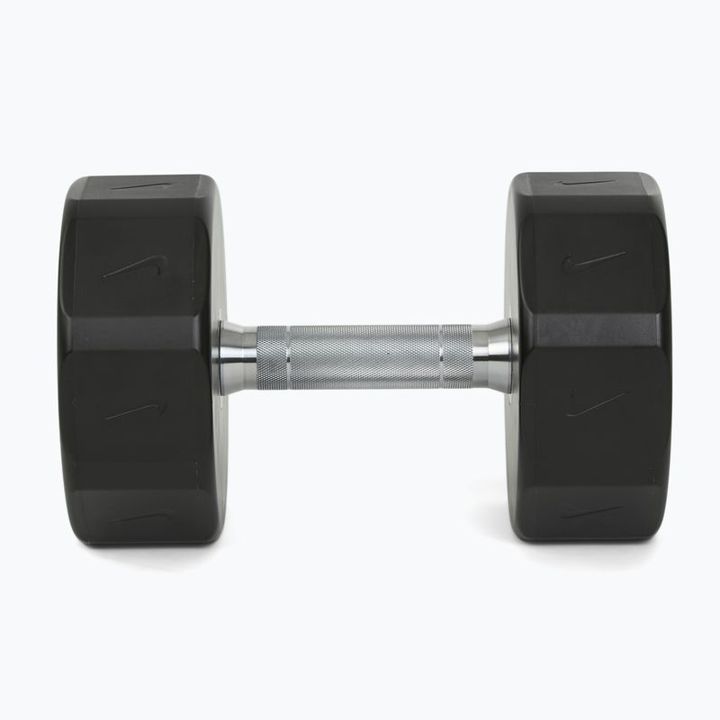 Хромована гантель Nike Strength Pro Urethane Dumbbell 24 kg black/white 3