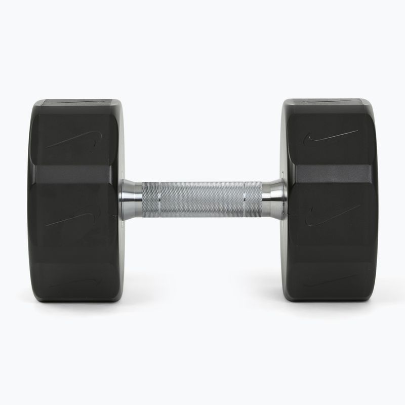 Хромована гантель Nike Strength Pro Urethane Dumbbell 26 kg black/white 3