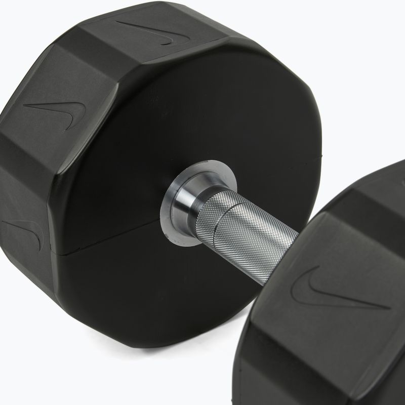 Хромована гантель Nike Strength Pro Urethane Dumbbell 26 kg black/white 4