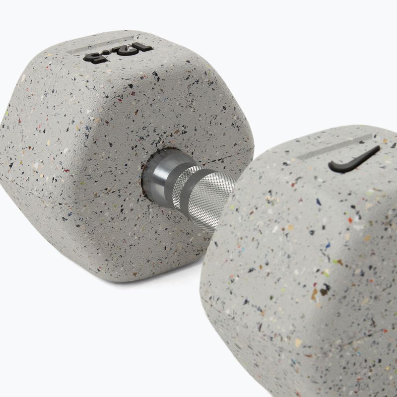 Гантель гумований Nike Strength Grind Hex Dumbbell 12,5 kg wolf grey 4