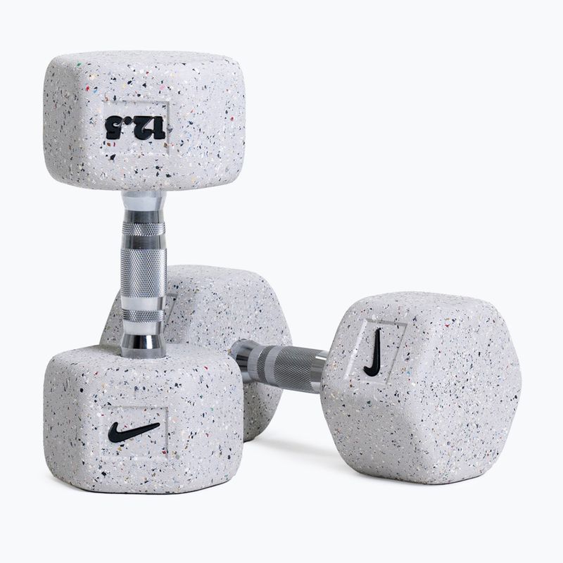 Гантель гумований Nike Strength Grind Hex Dumbbell 12,5 kg wolf grey 5