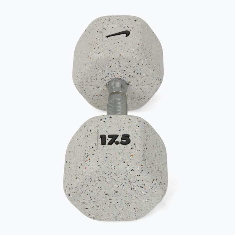 Гантель гумований Nike Strength Grind Hex Dumbbell 17,5 kg wolf grey 2