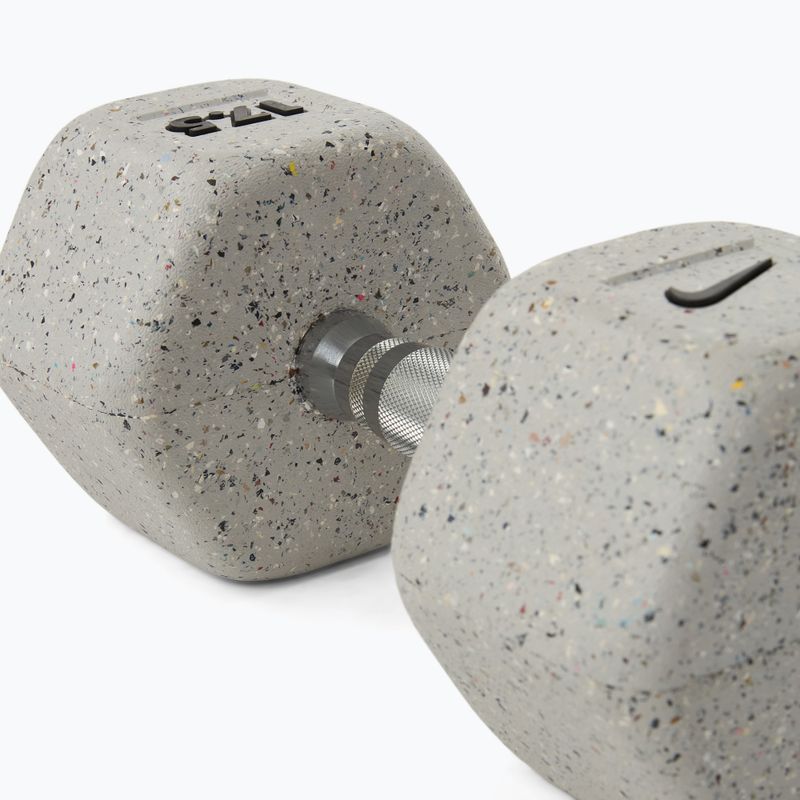 Гантель гумований Nike Strength Grind Hex Dumbbell 17,5 kg wolf grey 4