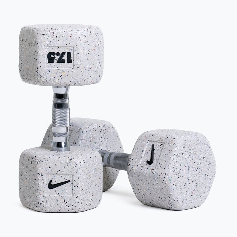 Гантель гумований Nike Strength Grind Hex Dumbbell 17,5 kg wolf grey 5