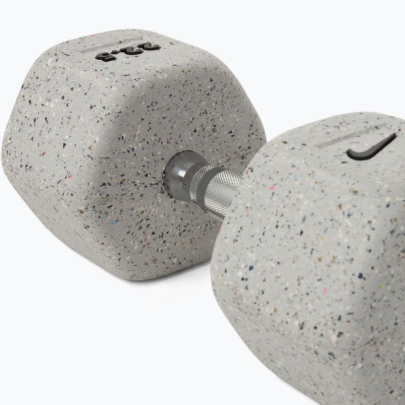 Гантель гумований Nike Strength Grind Hex Dumbbell 22,5 kg wolf grey 4