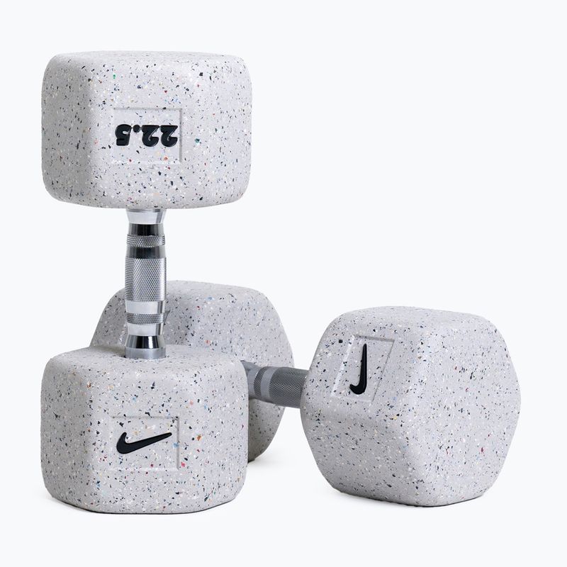 Гантель гумований Nike Strength Grind Hex Dumbbell 22,5 kg wolf grey 5