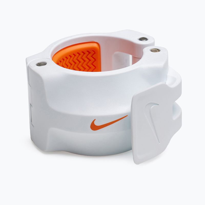 Затискачі для штанги Nike Strength Barbell Collars 2 шт. white/orange 3