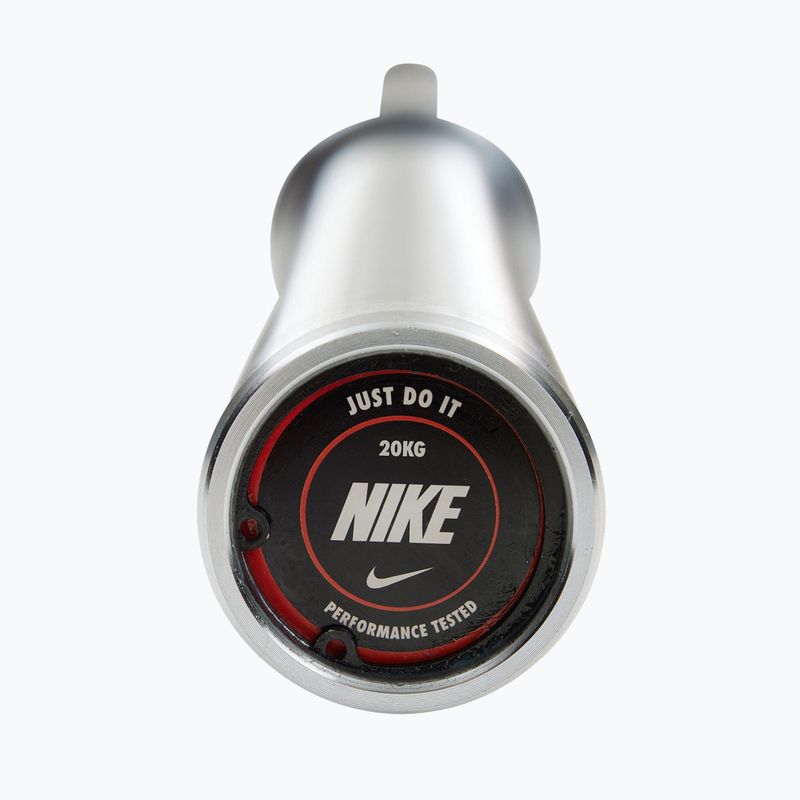 Штанга пряма Nike Strength Hard Chrome Barbell chrome swoosh 5