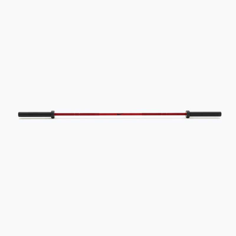 Штанга пряма Nike Strength Coated Premium Barbell red swoosh 2