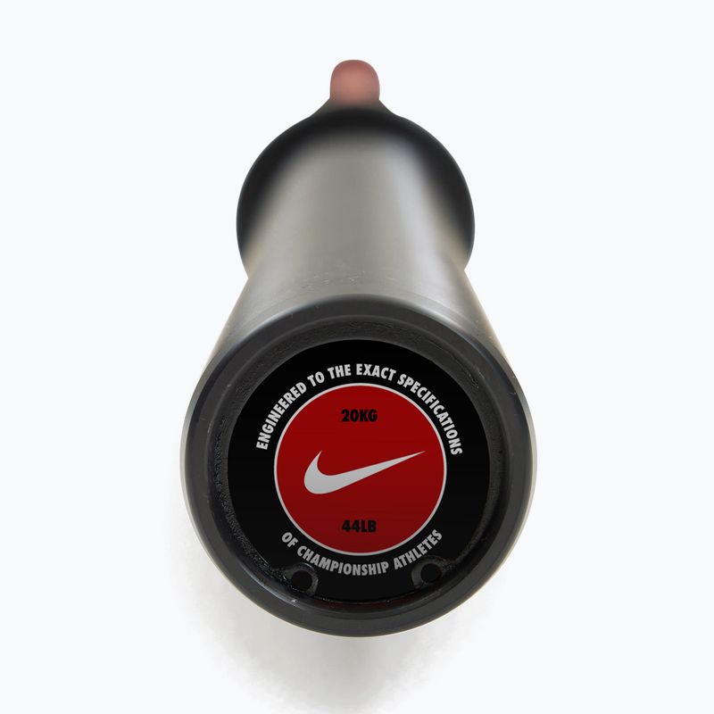Штанга пряма Nike Strength Coated Premium Barbell red swoosh 4