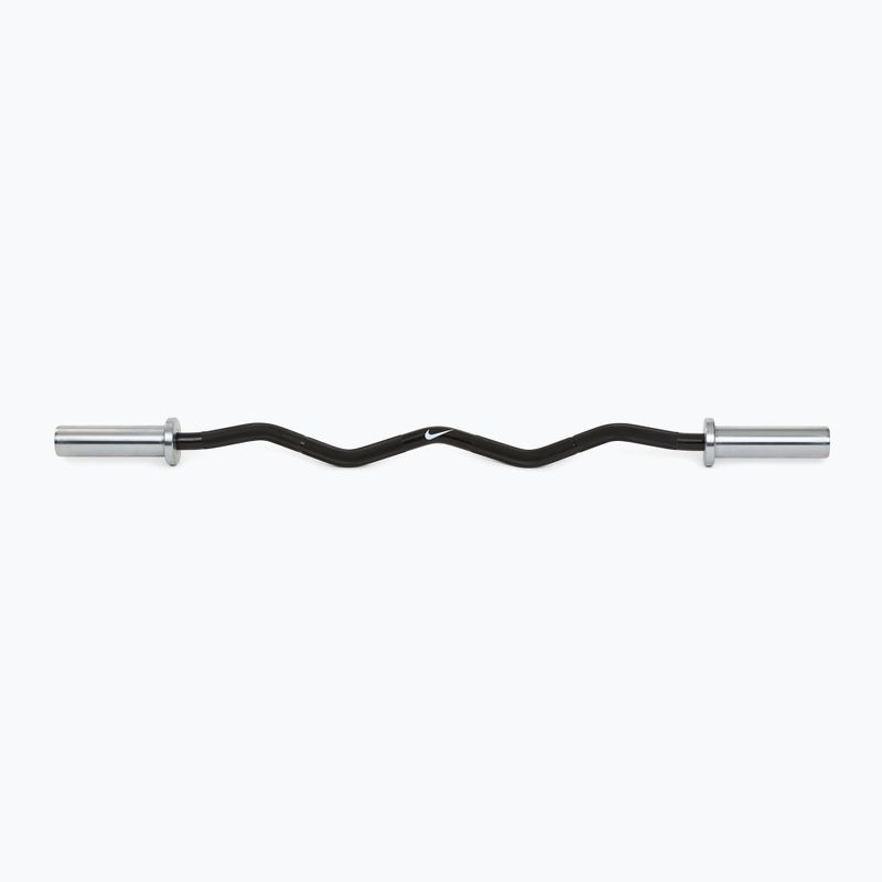 Штанга ламана Nike Strength Curl Bar black swoosh