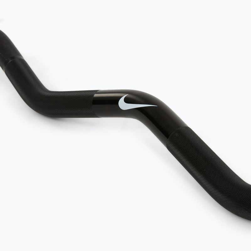 Штанга ламана Nike Strength Curl Bar black swoosh 4