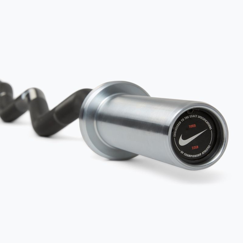 Штанга ламана Nike Strength Curl Bar black swoosh 5
