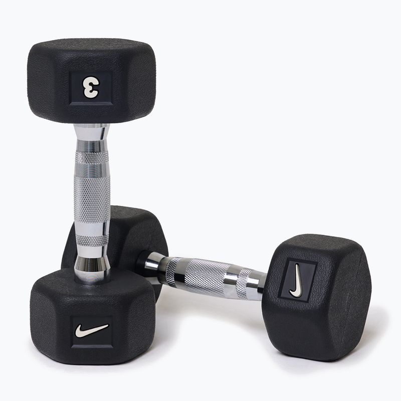 Гантелі Nike Strength Hex Dumbbell 2 x 3 кг black/white