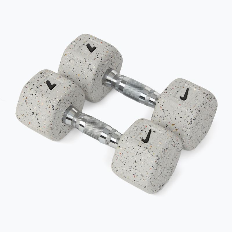 Гантелі Nike Strength Grind Hex Dumbbell 2 x 7 кг wolf grey