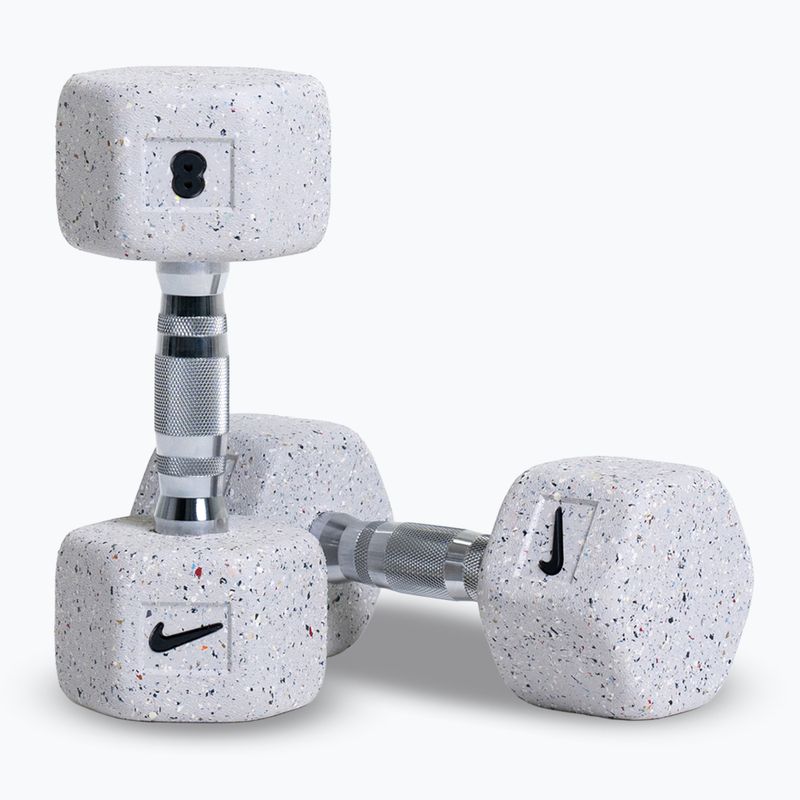 Гантелі Nike Strength Grind Hex Dumbbell 2 x 8 kg wolf grey