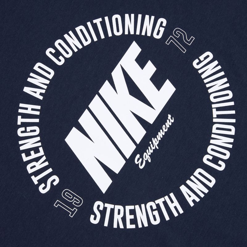 Футболка для тренувань чоловіча Nike Strength S&C Dri-Fit navy/white 4