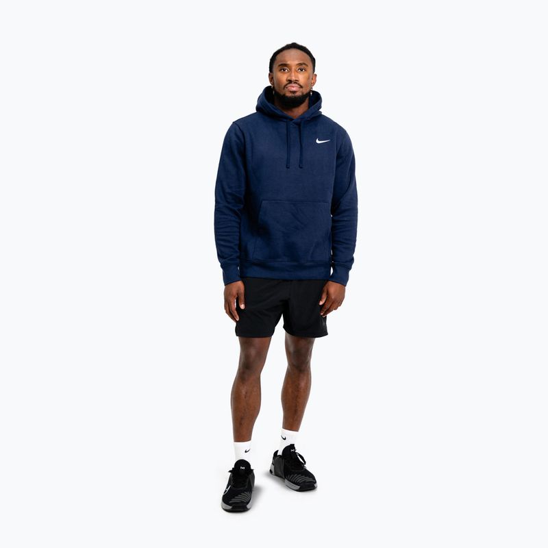 Кофта чоловіча Nike Strength S&C Hoodie navy/white 2