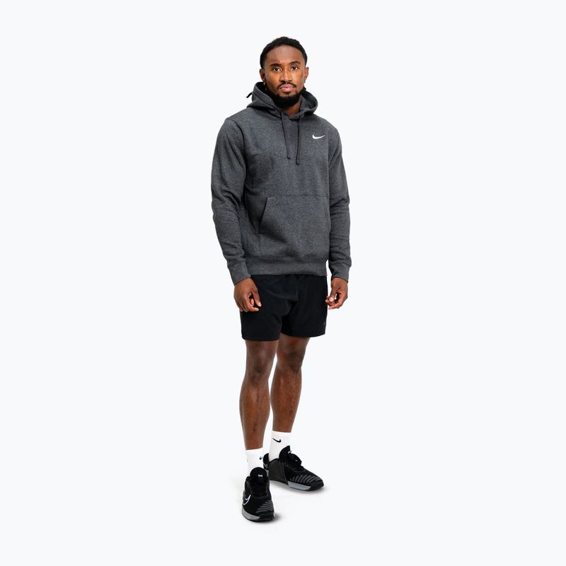 Кофта чоловіча Nike Strength S&C Hoodie charcoal/white 2