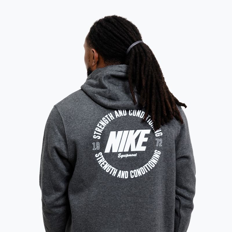 Кофта чоловіча Nike Strength S&C Hoodie charcoal/white 5