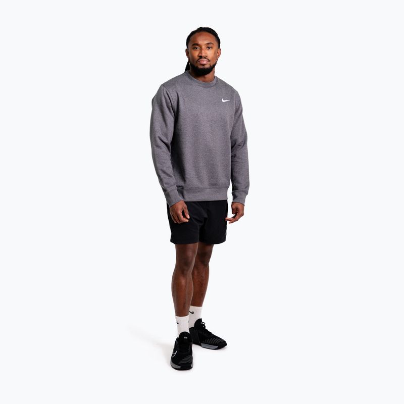 Кофта чоловіча Nike Strength S&C Crewneck charcoal/white 2
