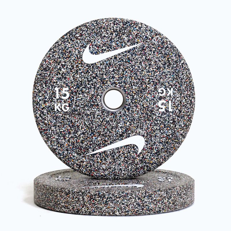 Диск Nike Strength Grind Bumper Plates 15 кг anthracite