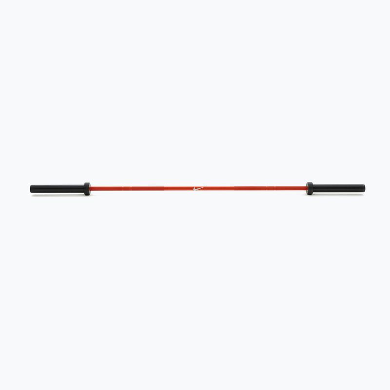 Штанга пряма Nike Strength Coated Premium Barbell orange swoosh 2
