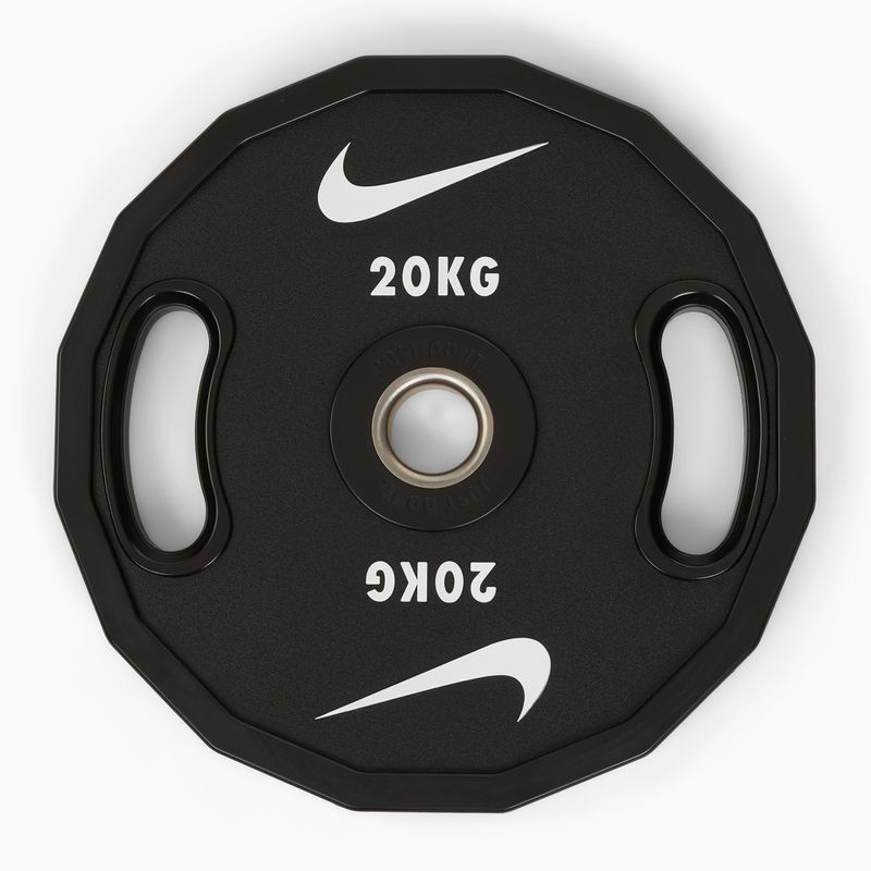 Диск Nike Strength Pro Urethane Plates 20 кг black/white 2