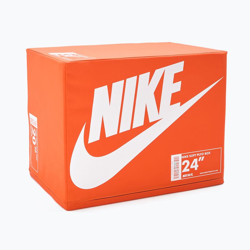 Скриня пліометрична Nike Strength Soft Plyo Box orange/white 2
