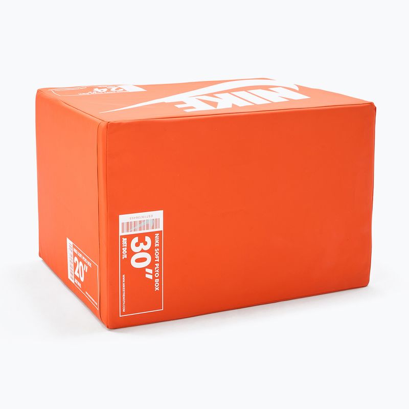Скриня пліометрична Nike Strength Soft Plyo Box orange/white 3