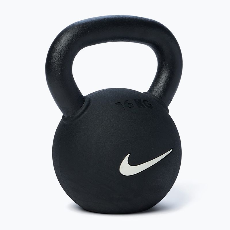 Гиря Nike Strength Rubber Coated 16 кг black/white 2