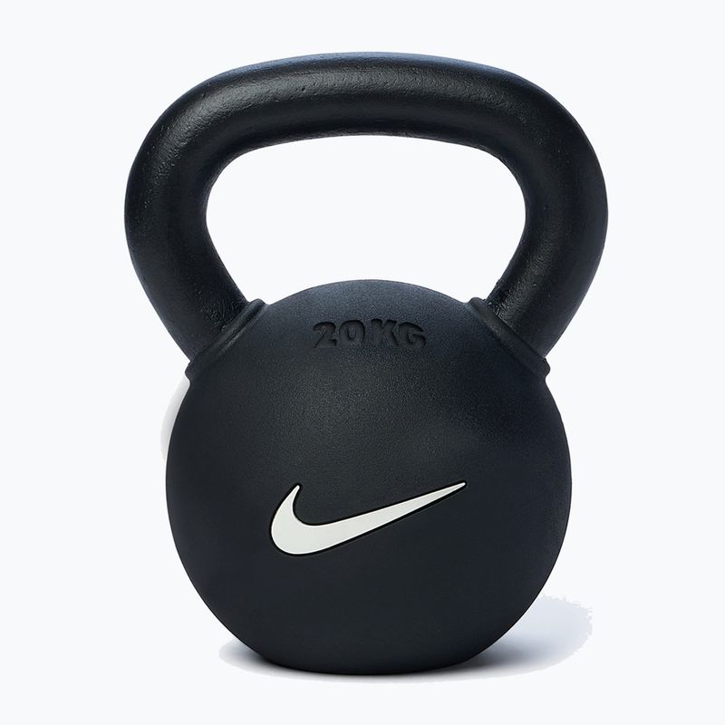 Гиря Nike Strength Rubber Coated 20 кг black/white