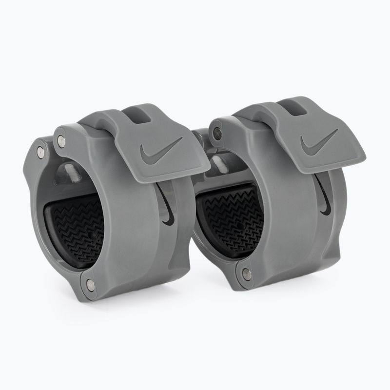Затискачі для штанги Nike Strength Barbell Collars 2 шт. grey/black