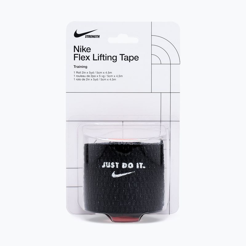 Еластичний когезійний бандаж Nike Strenght Flex Lifting Tape black/white 7