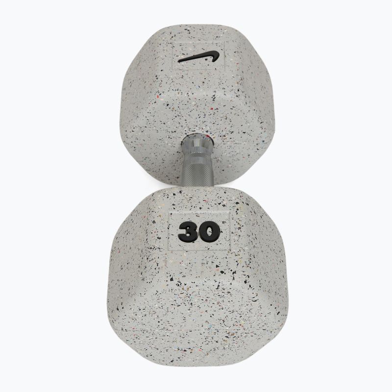 Гантеля гумова Nike Strength Grind Dumbbell 30 kg wolf grey 2