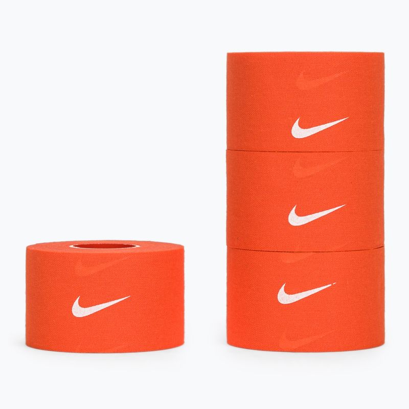 Еластичний когезійний бандаж Nike Strenght Athletic Tape orange/white