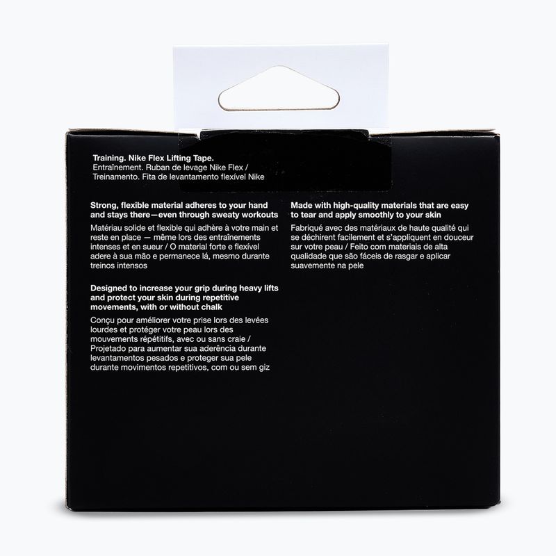 Еластичний когезійний бандаж Nike Strenght Flex Lifting Tape black/white 3