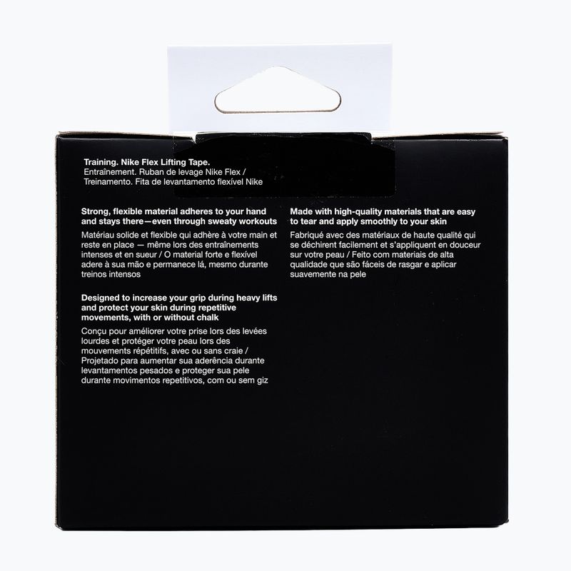 Еластичний когезійний бандаж Nike Strenght Flex Lifting Tape white/black 3