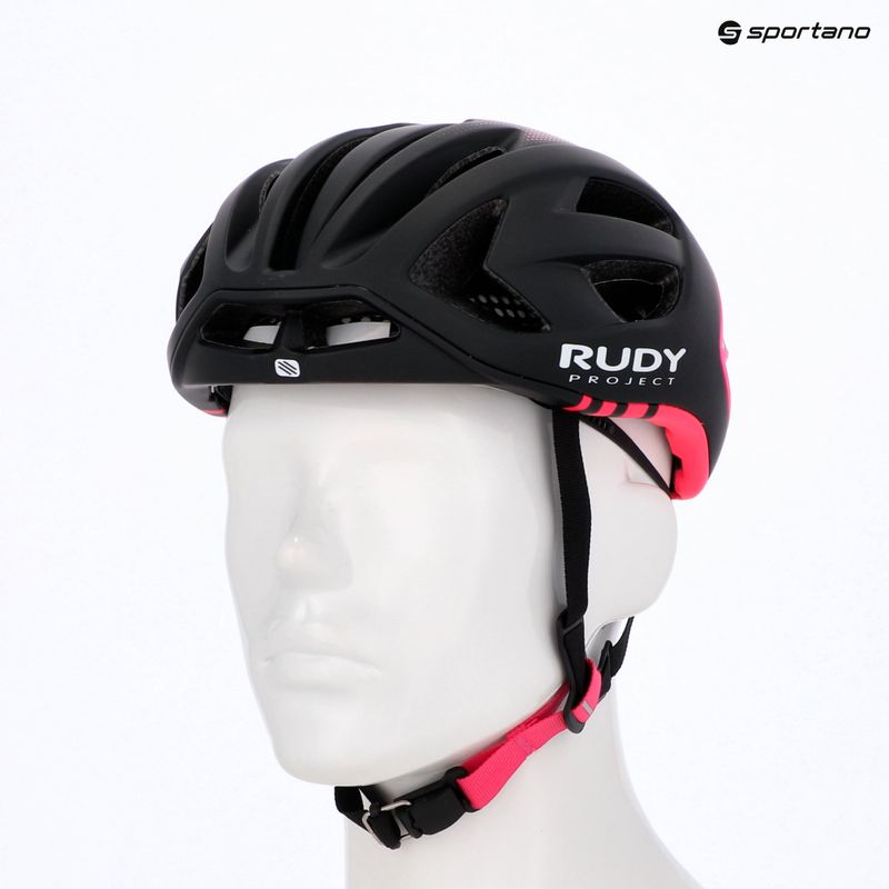 Шолом велосипедний Rudy Project Egos black/pink fluo matte 7