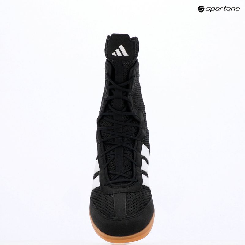 Кросівки боксерські чоловічі adidas Box Hog Wide black/white 9
