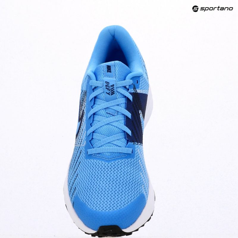 Кросівки для бігу чоловічі Nike Run Defy University Blue/White/Black/Blue Void 9