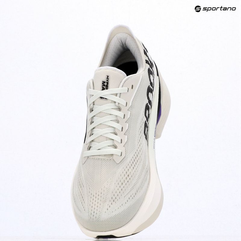Кросівки для бігу чоловічі Brooks Hyperion Max 4 grey/black/purple hebe 9