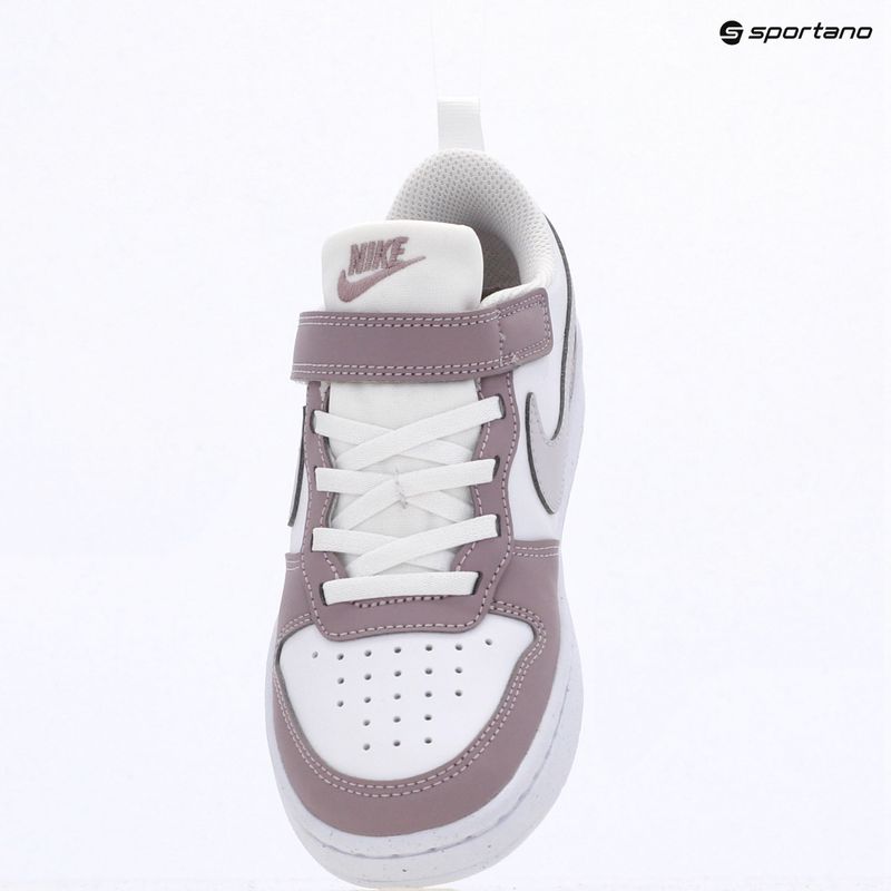 Взуття дитяче Nike Court Borough Low Recraft white/plum fog/white/venice 9