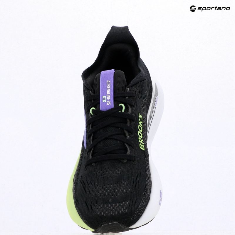 Кросівки для бігу жіночі Brooks Adrenaline GTS 25 black/blackened pearl/purple 9